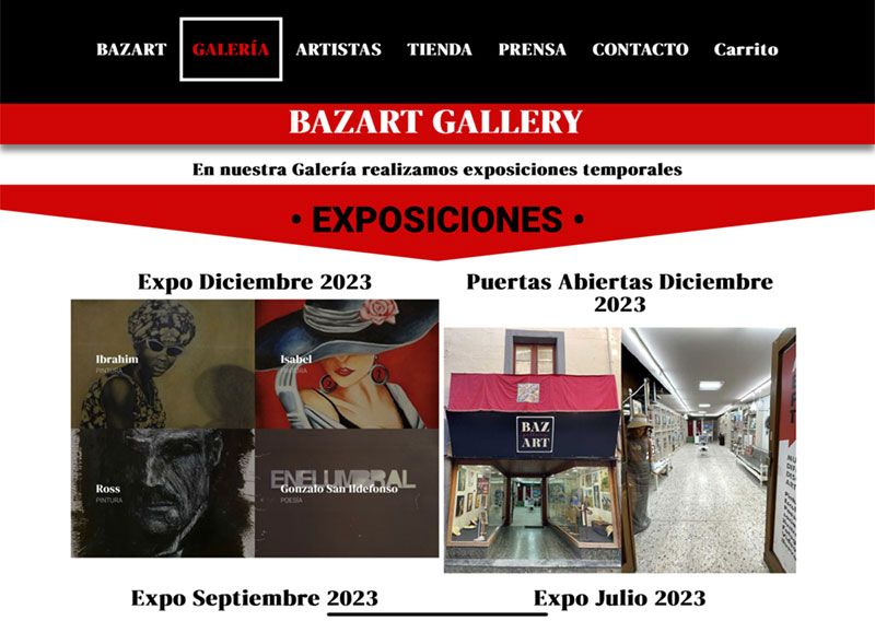 Una página web es imprescindible para que te vean todos tus potenciales clientes 11 web-bazart-gallery