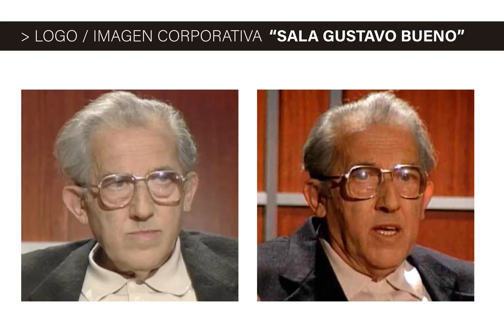 Sala Gustavo Bueno, una imagen para el nuevo centro cultural calceatense 2 gustavo-bueno