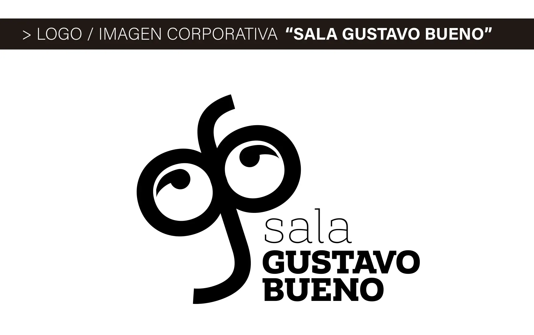 Sala Gustavo Bueno, una imagen para el nuevo centro cultural calceatense 6 logomarca-gustavo-bueno